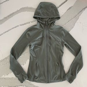 Lululemon Hooded Define Jacket in Nulu Grey Sage